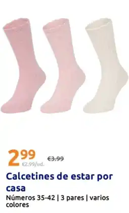 Action Calzetines de estar por casa oferta