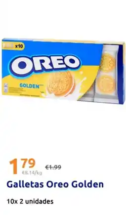 Action Oreo galletas golden oferta