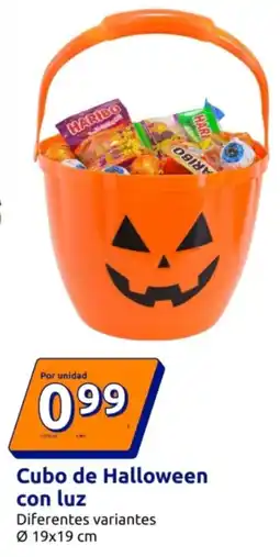 Action Cubo de Halloween con luz oferta