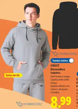 Lidl Hydrocool dessuadora sudadera oferta