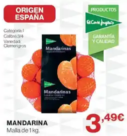 Supercor El Corte Inglés mandarinas oferta