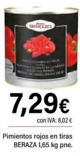 Cash Ifa Beraza pimientos rojos en tiras oferta