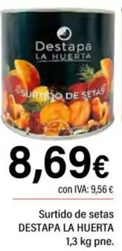 Cash Ifa Destapa la huerta surtido de setas oferta