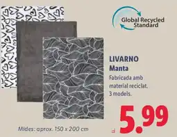 Lidl Livarno Manta oferta