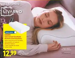 Lidl Livarno coixí cervical viscoelàstic oferta