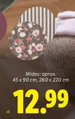 Lidl mides aprox 45 x 90 cm, 260 x 220 cm oferta