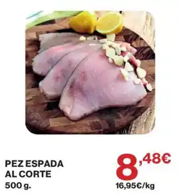 Supercor Pez espada al corte oferta