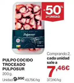 Supercor Pulposur pulpo cocido troceado oferta