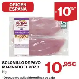 Supercor El Pozo solomillo de pavo marinado oferta