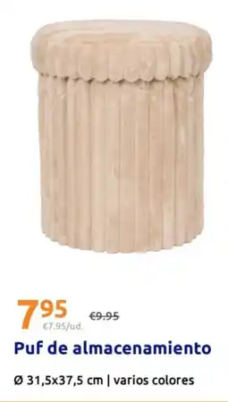 Action Puf de almacenamiento oferta