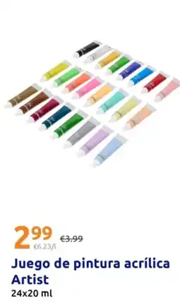 Action Artist Juego de pintura acrílica oferta
