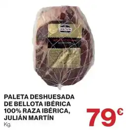 Supercor julián martín paleta deshuesada de bellota ibérica oferta