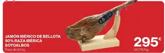 Sotoalbos jamón ibérico de bellota 50% raza ibérica