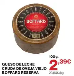 Supercor Boffard reserva queso de leche cruda de oveja viejo oferta