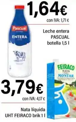Cash Ifa Pascual leche entera oferta