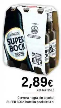 Cash Ifa Super bock negra sin alcohol oferta
