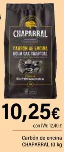 Cash Ifa Chaparral carbón de encina oferta