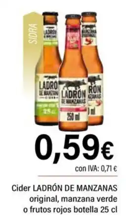 Cash Ifa Ladrón de manzanas cider original oferta