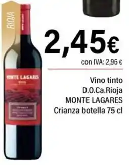 Cash Ifa Monte Lagares vino tinto oferta