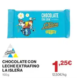 Supercor La Isleña chocolate con leche extrafino oferta