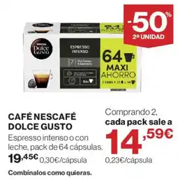 Supercor Nescafé Dolce Gusto Espresso Intenso oferta