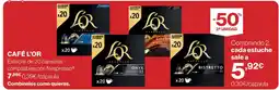 Supercor Café L'Or estuche de 20 cápsulas oferta