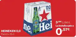Supercor Heineken 0,0 oferta
