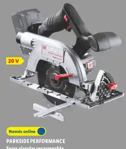 Lidl Parkside Performance serra circular recarregable oferta