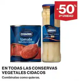 Supercor Cidacos conservas vegetales oferta