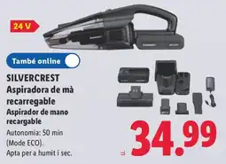 Lidl Silvercrest aspiradora de mà recarregable oferta