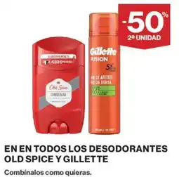 Supercor Old Spice y Gillette desodorantes oferta