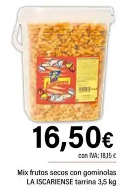 Cash Ifa la iscarienne mix frutos secos con gominolas oferta