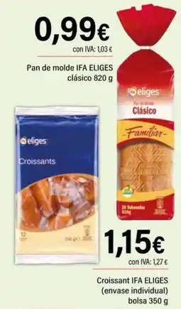 Cash Ifa Eliges pan de molde clásico oferta
