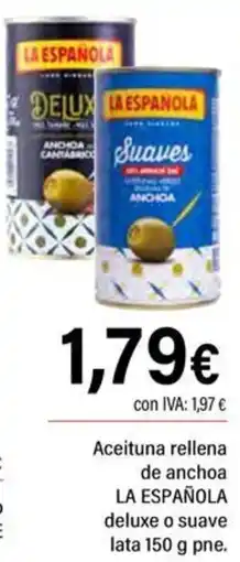 Cash Ifa la española aceituna rellena de anchoa oferta