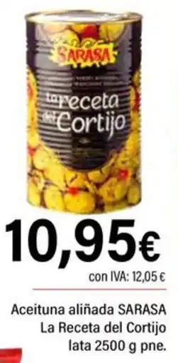 Cash Ifa SARASA Aceituna aliñada La Receta del Cortijo oferta