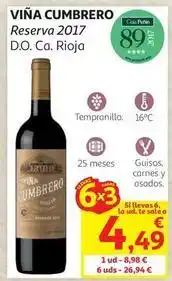 Alcampo Cam - viña cumbrero oferta