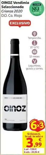 Alcampo Tempranillo - vendimia seleccionada oferta