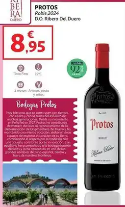 Alcampo Protos - role 2024 d.o. ribera del duero oferta