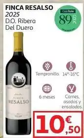 Alcampo Finca resalso - d.o. ribera del duero oferta