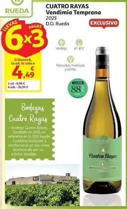 Alcampo Rueda - cuatro rayas vendimia temprana oferta