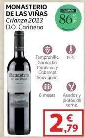Alcampo Tempranillo - monasterio de las viñas oferta