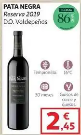 Alcampo Tempranillo - pata negra oferta