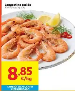 Alcampo Alcampo - langostino cocido oferta