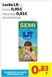Alcampo Alcampo - leche oferta