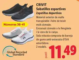 Lidl Crivit zapatillas deportivas oferta