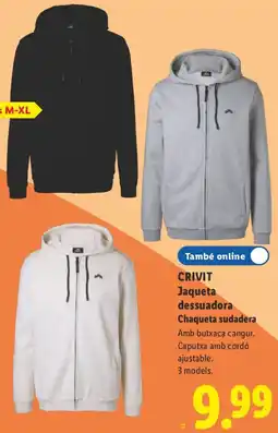 Lidl Crivit jaqueta dessuadora oferta