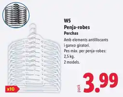 Lidl W5 Penja-robes Perchas oferta