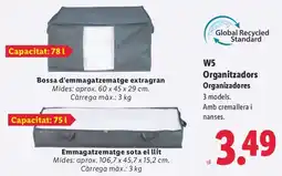 Lidl W5 Organitzadors Organizadores oferta