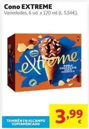 Alcampo Nestlé - cono extreme oferta