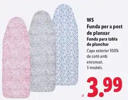Lidl W5 funda per a post de planxar oferta